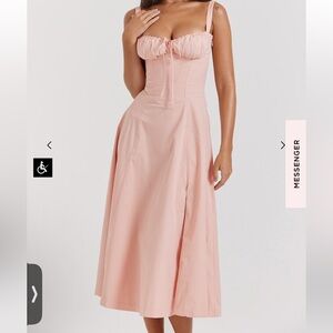 House of CB Carmen Dress Baby Pink